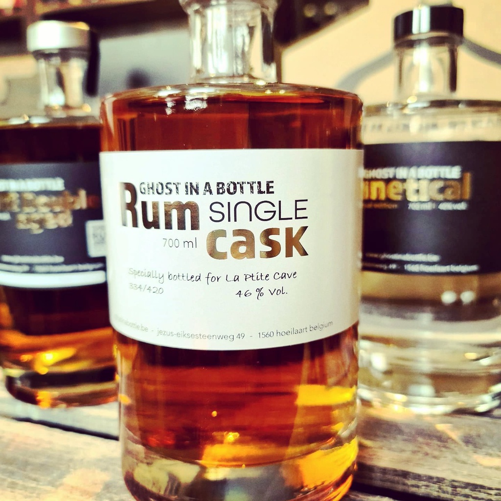 Rum Single Cask La Ptite Cave 46° 70cl - Ghost in a Bottle